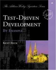Cover of Test-Driven Development by Example by Kent Beck